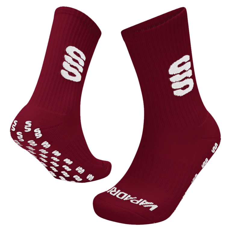 Quarter Gripper Sock : Maroon